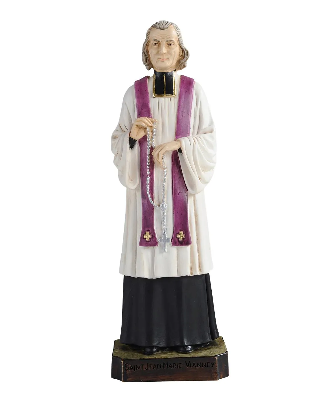 Statua Jean Marie Vianney cm 25