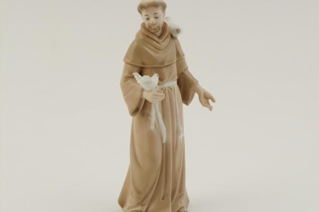 Statua San Francesco con Colomba