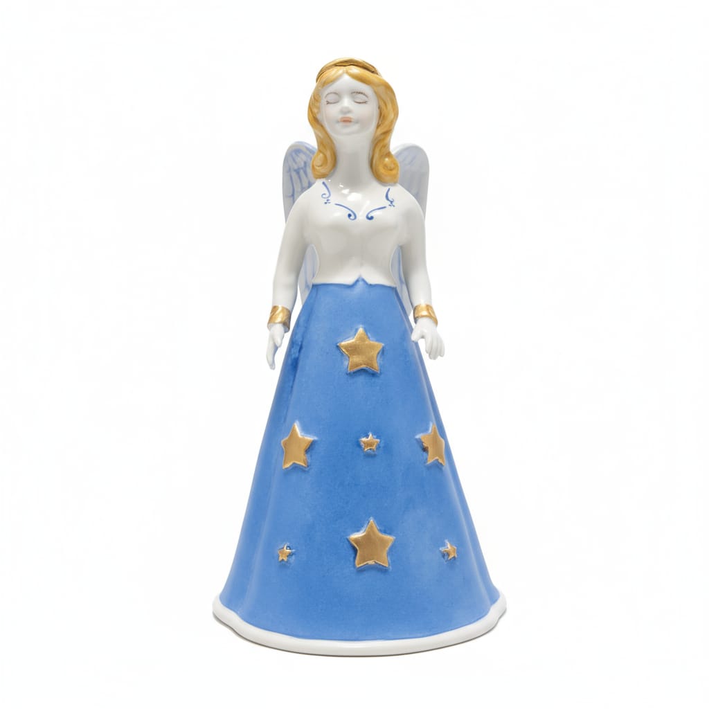 Angelo in preghiera di Porcellana Capodimonte "Stelle"