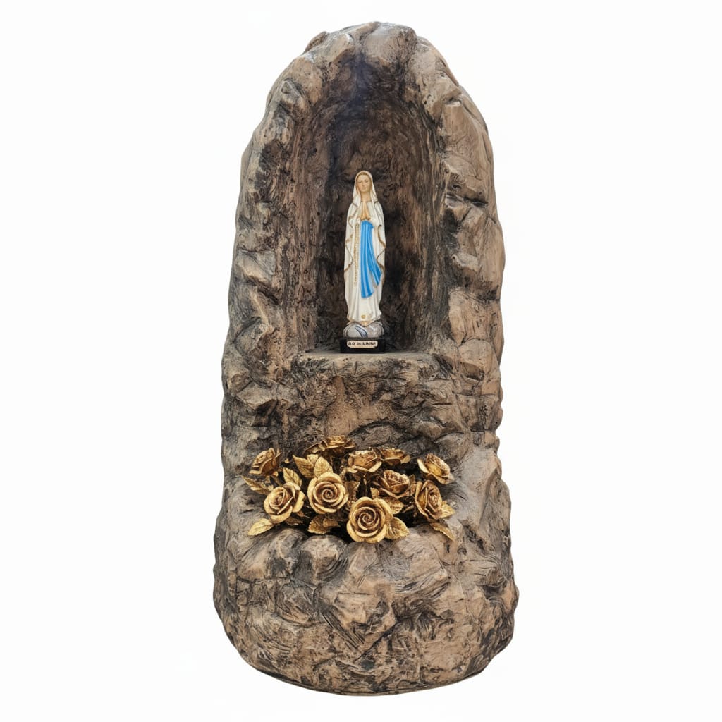 Grotta in Resina Effetto Pietra H 60 cm