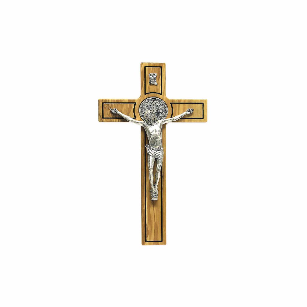 Crucifix St. Benedict Olive 25 cm