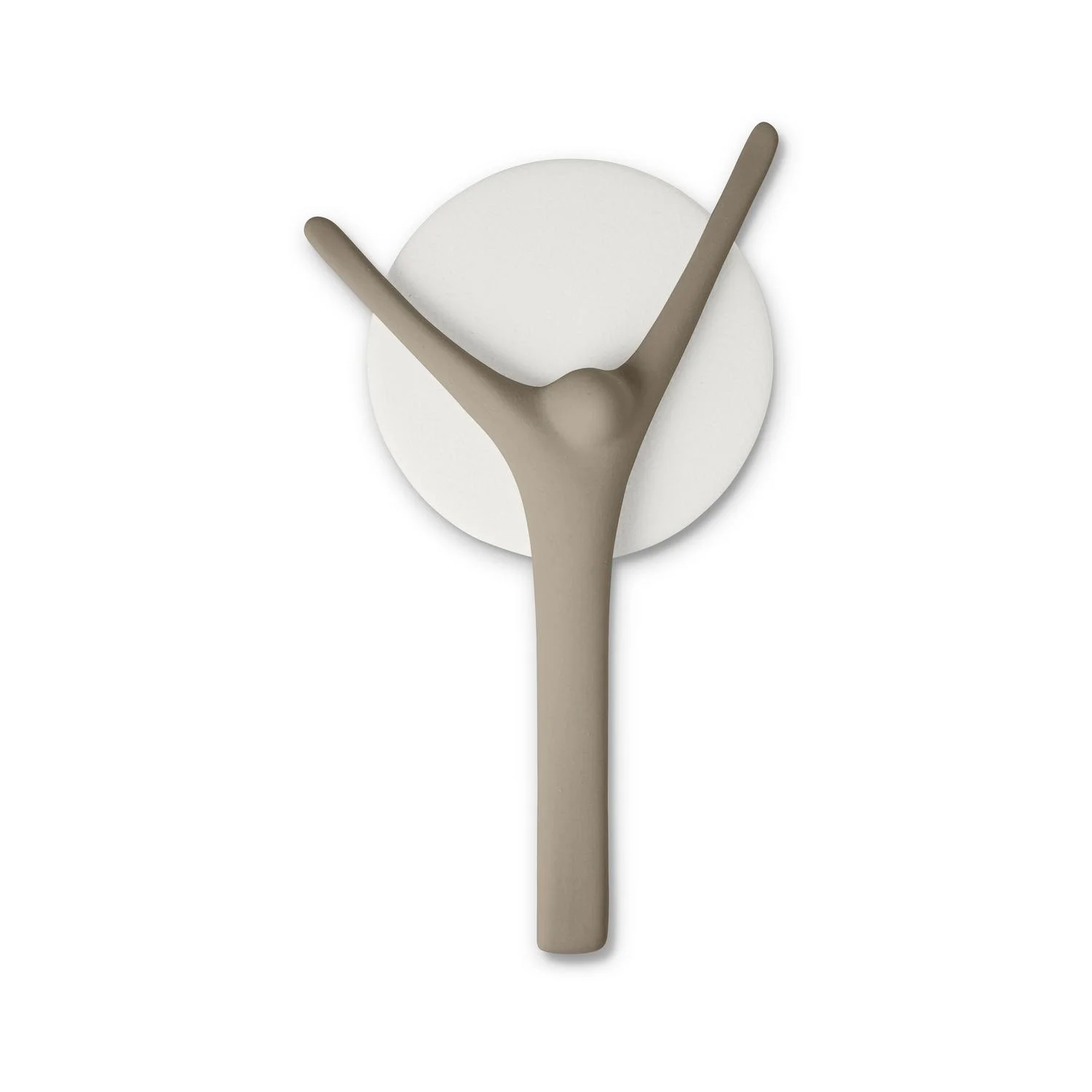 Crucifix "Resurrected" in Turtledove Porcelain Stoneware