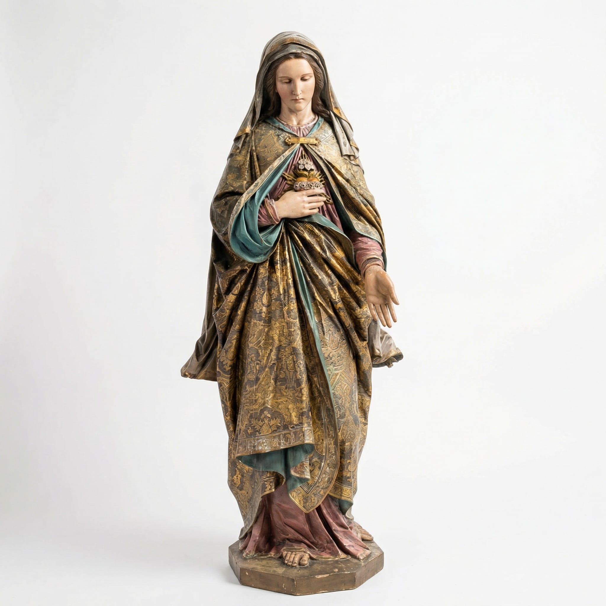 Sacro Cuore di Maria -Legno-170cm